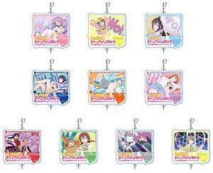 Love Live! Nijigasaki High School School Idol Club Connectable Acrylic Key Ring Mutekikyu*Believer Ver. (Set of 10) (Anime Toy)