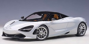 McLaren 720S (Metallic White) (Diecast Car)