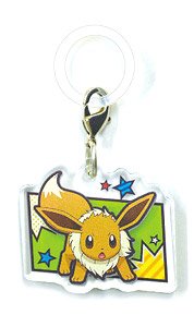 Pokemon Acrylic Marker Charm (Eevee Comic Art) (Anime Toy)