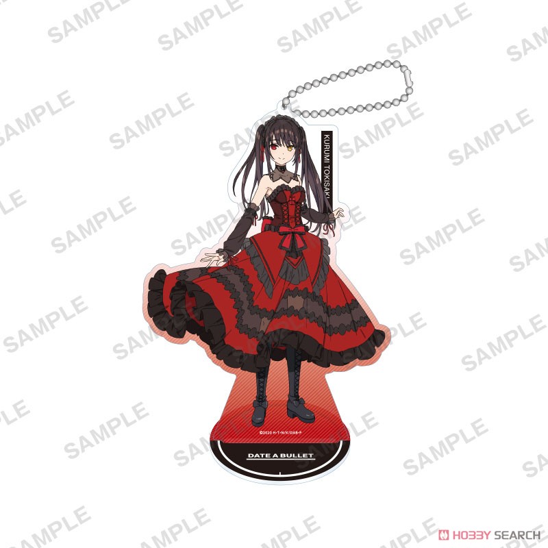 Date A Bullet Acrylic Stand Key Ring Kurumi Tokisaki (Anime Toy) Item picture1