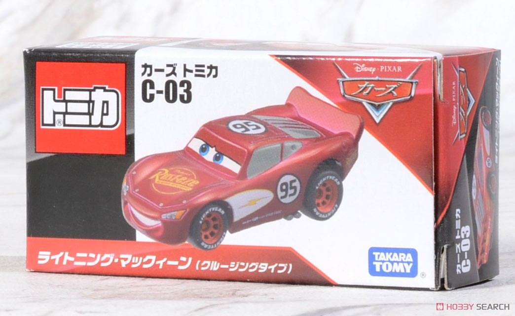 Cars Tomica C-03 Lightning McQueen (Cruising Type) (Tomica) Package1