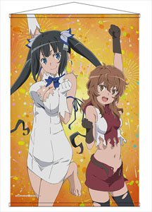 Is It Wrong to Try to Pick Up Girls in a Dungeon? III B2 Tapestry [Hestia & Liliruca Arde] (Anime Toy)