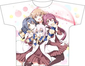 YuruYuri Full Graphic T-Shirt Nanamori Middle School Student Council (Anime Toy)
