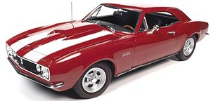 1967 Chevy Camaro Z28 Nickey Bolero Red (Diecast Car)