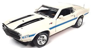 1970 シェルビー GT-500 ウィンブルドンホワイト (ミニカー)