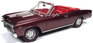 1967 Chevy Chevelle SS 396 Convertible Madeira Maroon (Diecast Car)