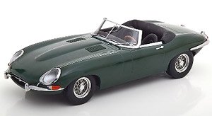 Jaguar E-Type Convertible open Series 1 LHD 1961 british racing green /black interieur (ミニカー)