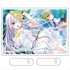[Summer Pockets Reflection Blue] Acrylic Panel (Shiroha Naruse & Miki Nomura) (Anime Toy)