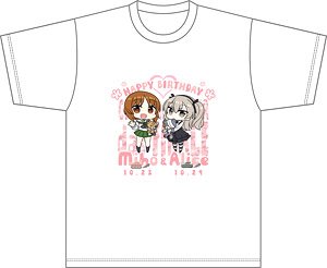 [Girls und Panzer das Finale] T-Shirts Miho Nishizumi & Alice Shimada Birthday L (Anime Toy)