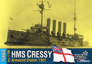 Armored Cruiser HMS Cressy, 1901 (Plastic model)