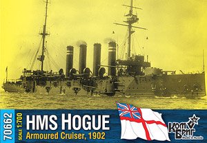 Armored Cruiser HMS Hogue, 1902 (Plastic model)