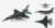 F-16C `アメリカ空軍デモチーム ヴェノム塗装` (完成品飛行機) 商品画像1