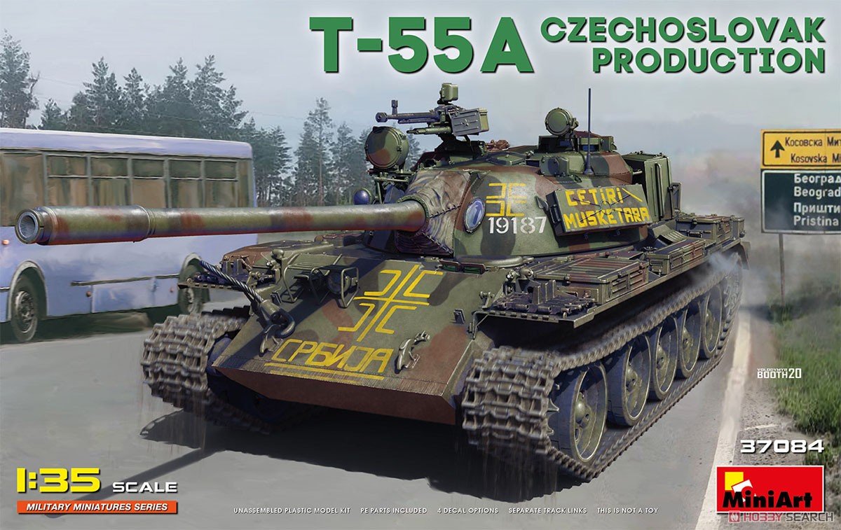 T-55A Czechoslovak Production (Plastic model) Package1