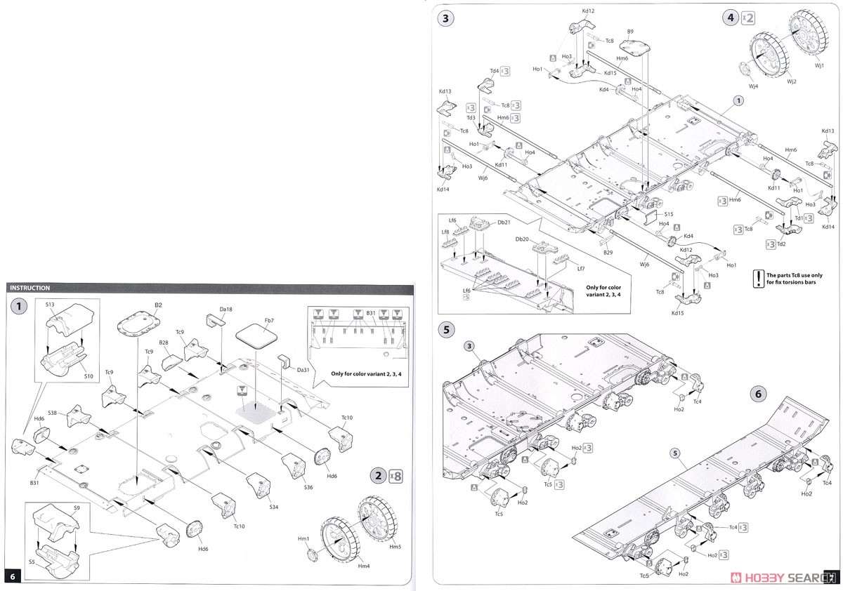 T-55A Czechoslovak Production (Plastic model) Assembly guide1