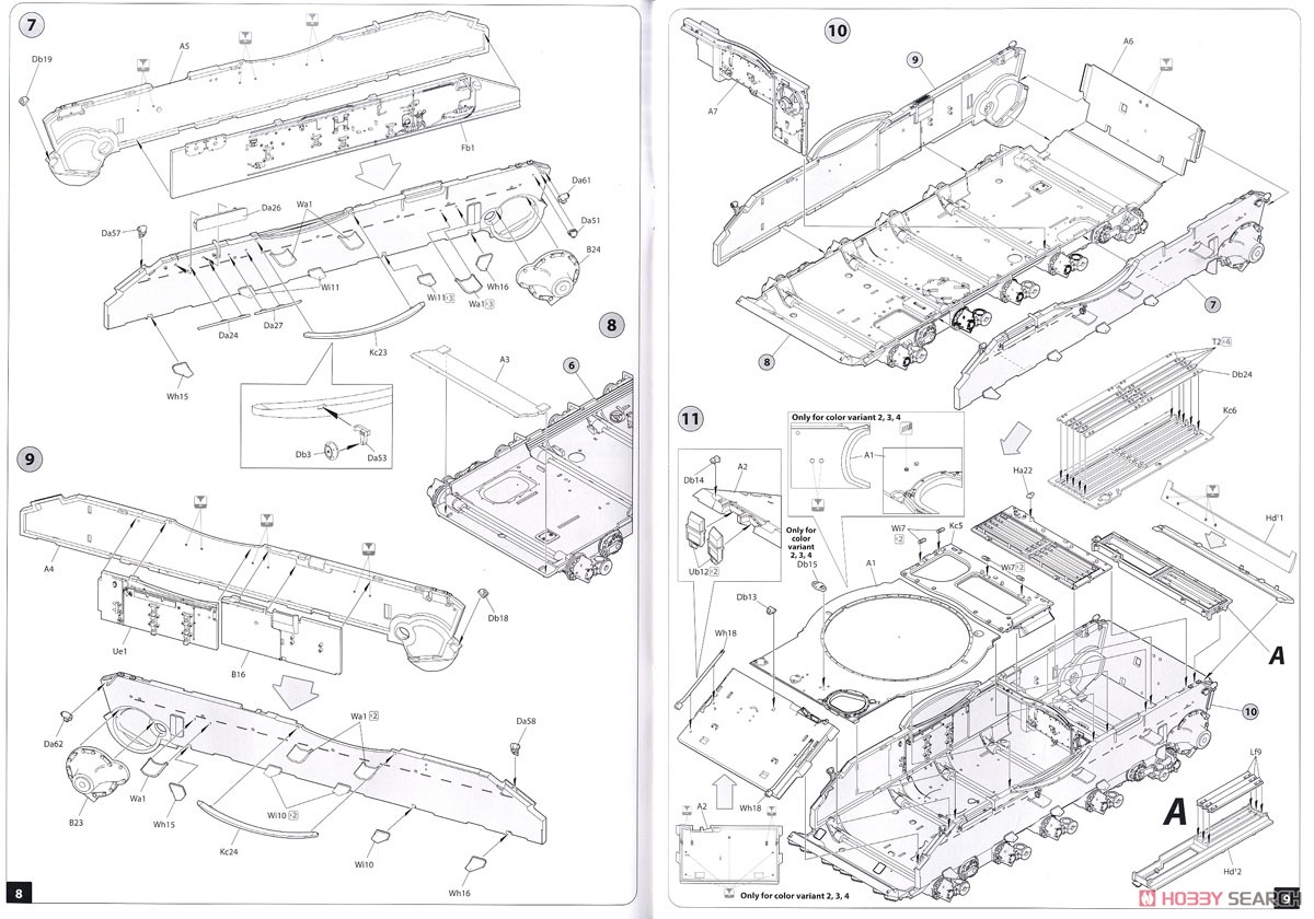 T-55A Czechoslovak Production (Plastic model) Assembly guide2