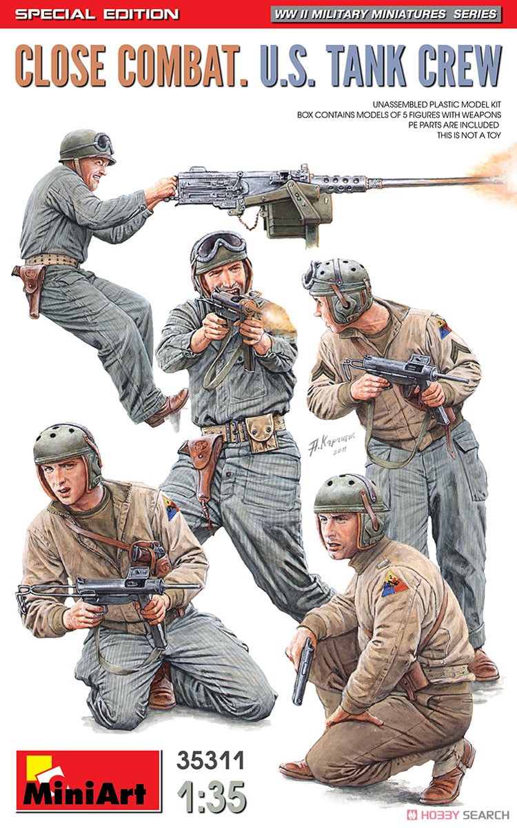 Close Combat. U.S. Tank Crew. Special Edition (Plastic model) Package1