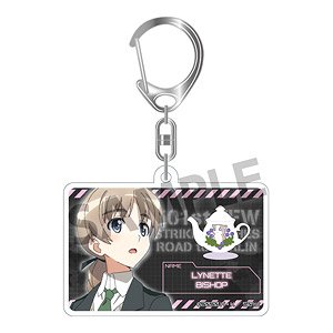501st Joint Fighter Wing Strike Witches: Road to Berlin Acrylic Key Ring Lynette Bishop (Anime Toy)