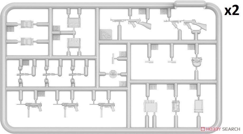 アメリカ軍戦車兵・歩兵用武器・装備品セット (プラモデル) その他の画像6