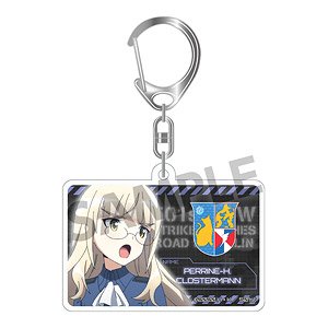 501st Joint Fighter Wing Strike Witches: Road to Berlin Acrylic Key Ring Perrine Clostermann (Anime Toy)