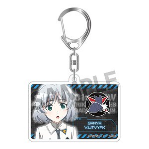 501st Joint Fighter Wing Strike Witches: Road to Berlin Acrylic Key Ring Sanya V. Litvyak (Anime Toy)