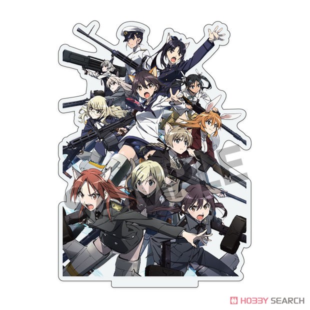 501st Joint Fighter Wing Strike Witches: Road to Berlin Diorama Acrylic Stand Key Visual (Anime Toy) Item picture3