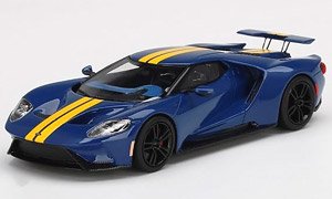 フォード GT スノコブルー/イエローストライプ (ミニカー)