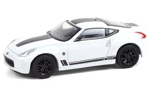 Tokyo Torque Series 9 - 2019 Nissan 370Z - Heritage Edition - Pearl White with Black Stripes (Diecast Car)