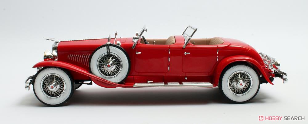 Duesenberg SJ 2583 J-548 Torpedo Pheaton Walker La Grande Red 1929 (Diecast Car) Item picture3