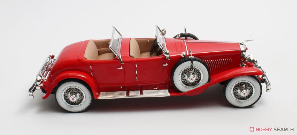 Duesenberg SJ 2583 J-548 Torpedo Pheaton Walker La Grande Red 1929 (Diecast Car) Item picture8