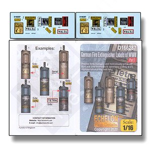 German Fire Extinguisher Labels of WWII Part1 (Decal)