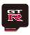 Nissan GT-R (R35) Emblem Sticker (Toy) Item picture1