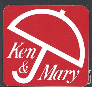 ケンとメリー アンブレラマーク ステッカー (玩具)
