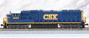 EMD SD70M Flat Radiator CSX #4695 (Model Train)