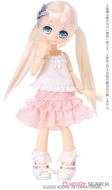 お砂糖シフォンフリルスカート (ピンク) (ドール) その他の画像1