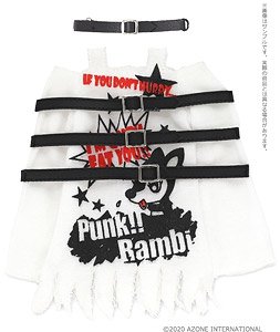 PNS Punk Bambi !! Ghost Dress Set (White x Black) (Fashion Doll)