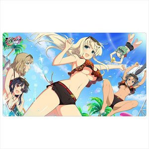 [Shinovi Master Senran Kagura New Link] Rubber Mat (Homura`s Crimson Squad/Swimwear) (Card Supplies)