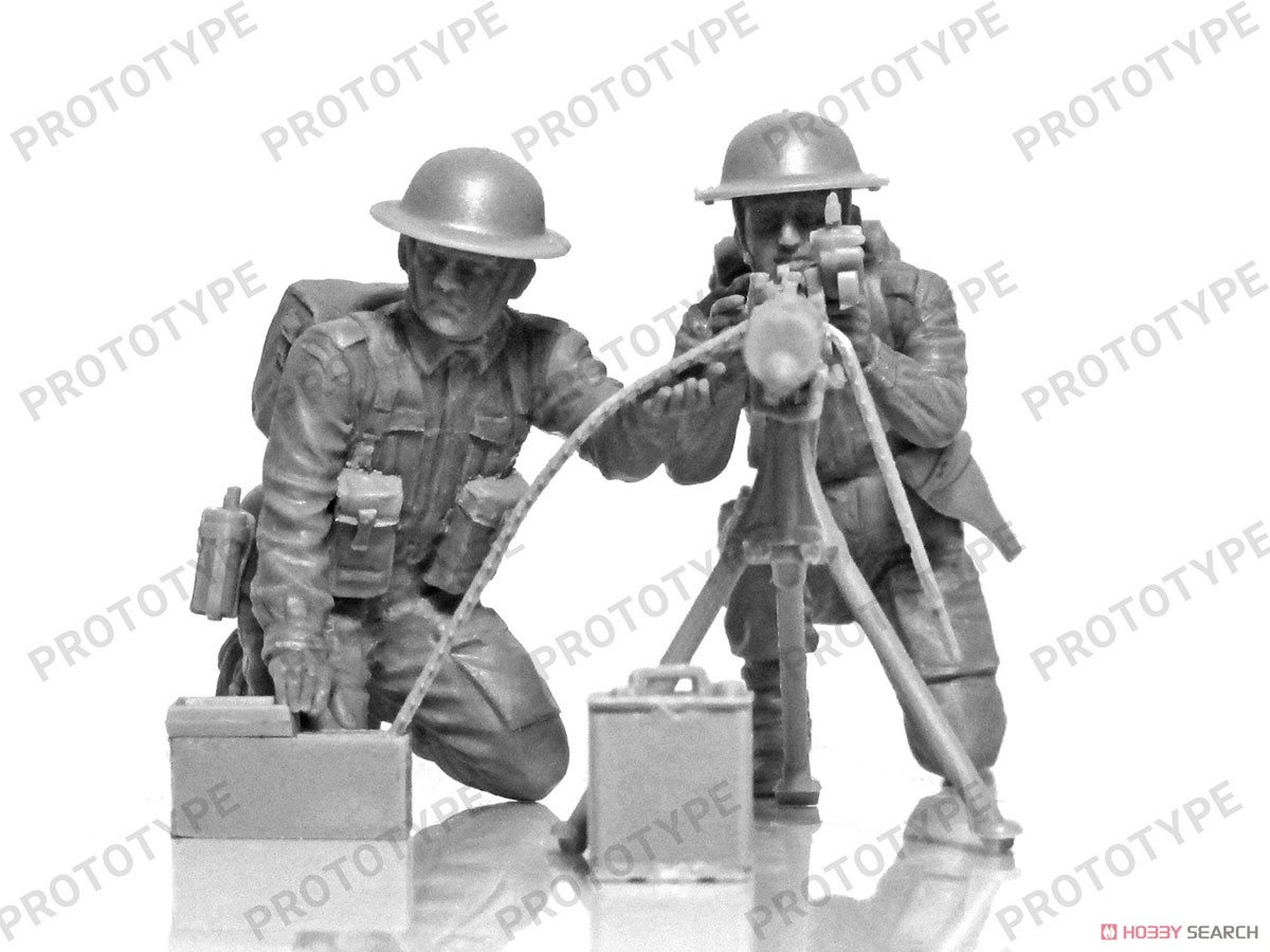 WWII イギリス ヴィッカース重機関銃クルー (プラモデル) 商品画像1
