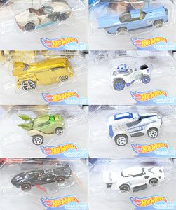 Hot Wheels studio Character car Assort -Star Wars (set of 8) (Toy)