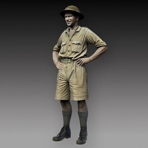 WWII イギリス陸軍歩兵「トミー」アフリカ戦線 (プラモデル)