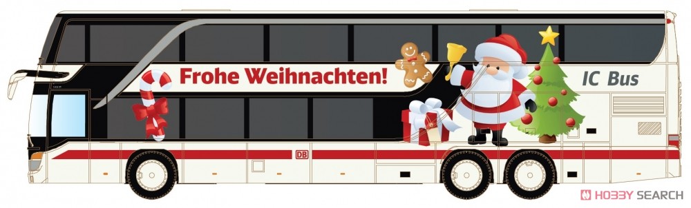 (N) Minis Setra S 431 DT DB IC Bus / Weihnachten (Christmas) (Model Train) Other picture1