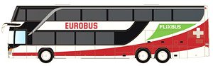 (N) MINIS Setra S 431 DT Eurobus / Flixbus Schweiz (鉄道模型)