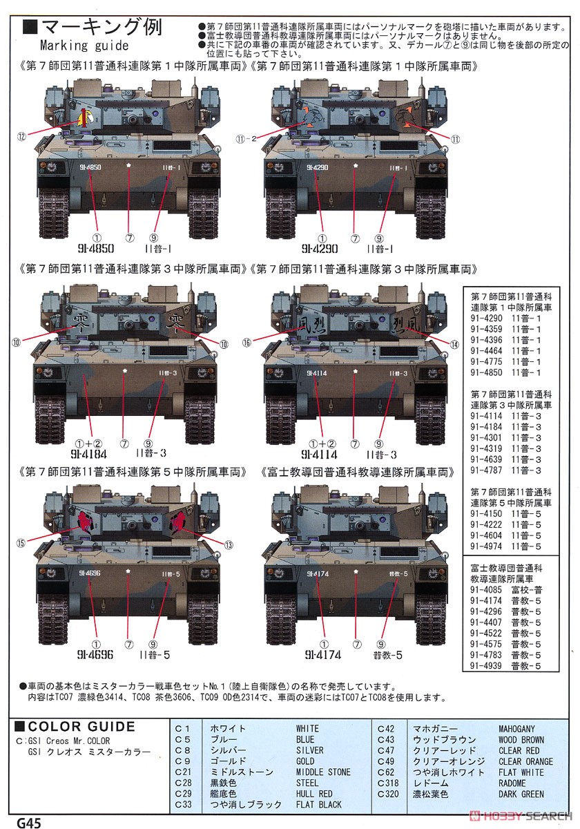 陸上自衛隊 89式装甲戦闘車 (プラモデル) 塗装3