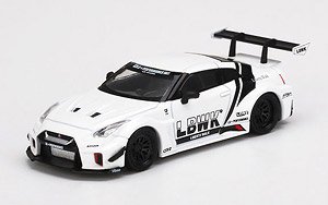 LB-Silhouette WORKS GT Nissan 35GT-RR バージョン2 LBWK ホワイト (右ハンドル) (ミニカー)