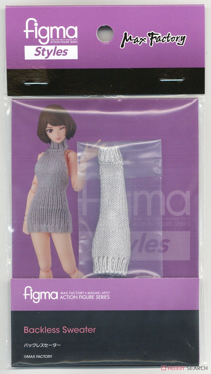 figma Styles バックレスセーター (フィギュア) パッケージ1