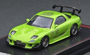 Mazda RX-7 (FD3S) RE Amemiya Green Metallic (Diecast Car)