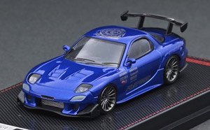 Mazda RX-7 (FD3S) RE Amemiya Blue Metallic (ミニカー)