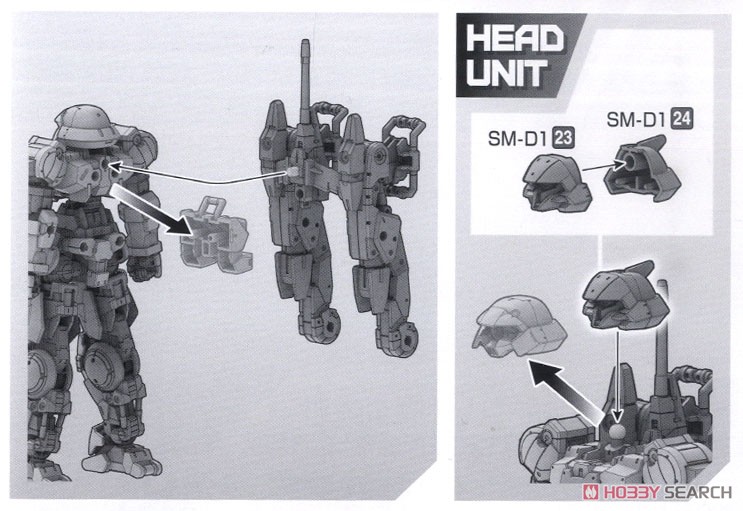 30MM エグザビークル (スペースクラフトVer.) [パープル] (プラモデル) 設計図7