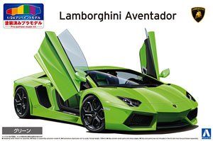 `11 Lamborghini Aventador Green (Model Car)