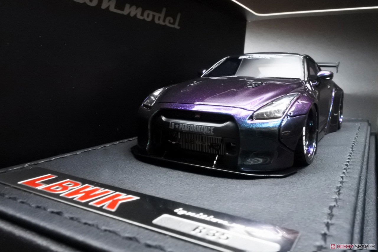 LB-WORKS GT-R (R35) Purple/Green (ミニカー) 商品画像4