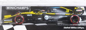 ルノー DP ワールド F1 チーム R.S.20 ダニエル・リカルド アイフェルGP 2020 3位入賞 (ミニカー)